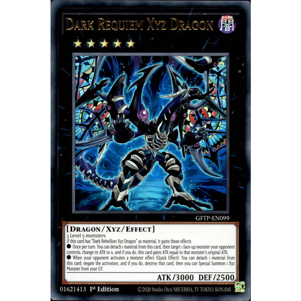 Dark Requiem Xyz Dragon GFTP-EN099 Yu-Gi-Oh! Card from the Ghosts from the Past Set