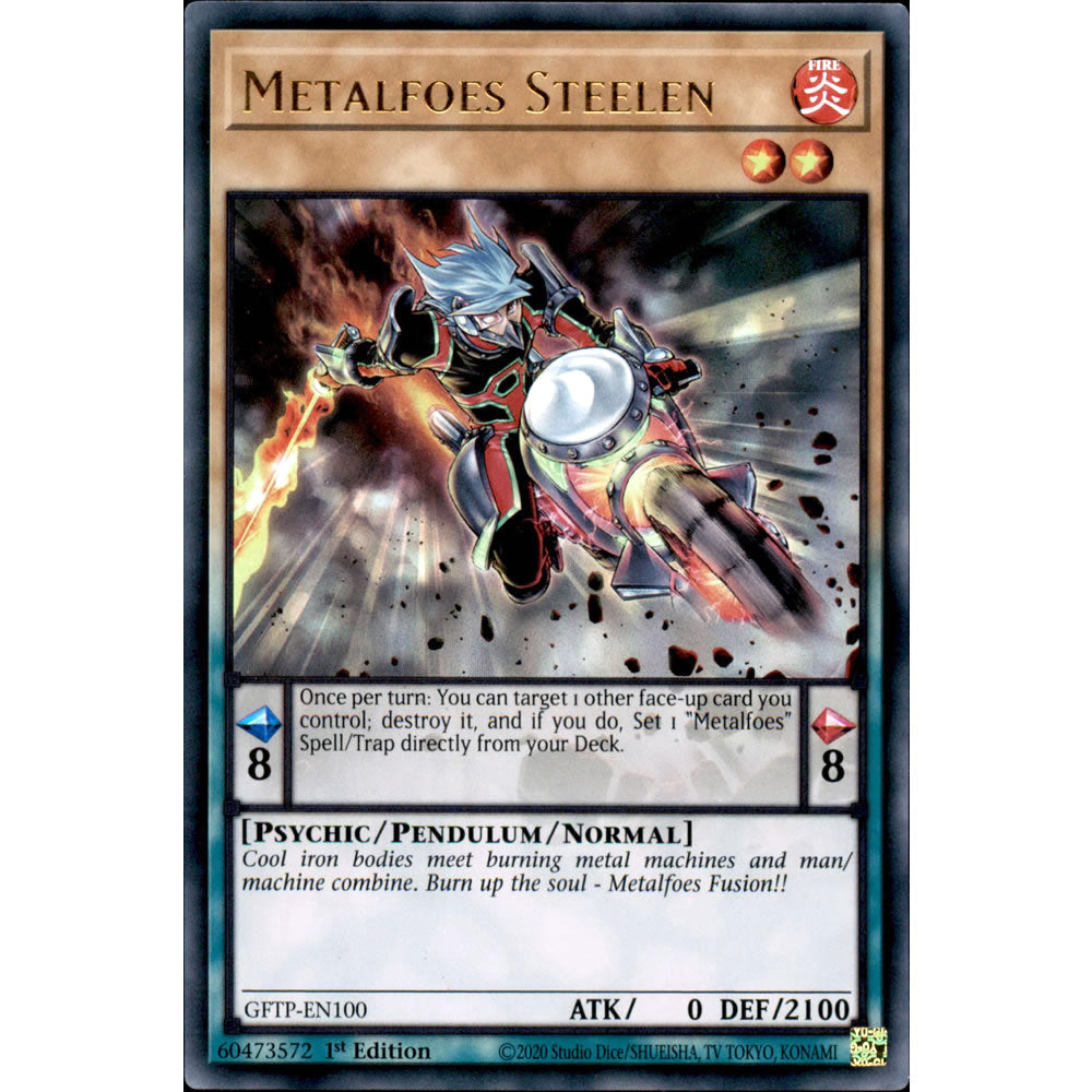 Metalfoes Steelen GFTP-EN100 Yu-Gi-Oh! Card from the Ghosts from the Past Set