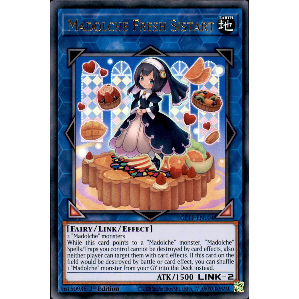 Madolche Fresh Sistart GFTP-EN104 Yu-Gi-Oh! Card from the Ghosts from the Past Set