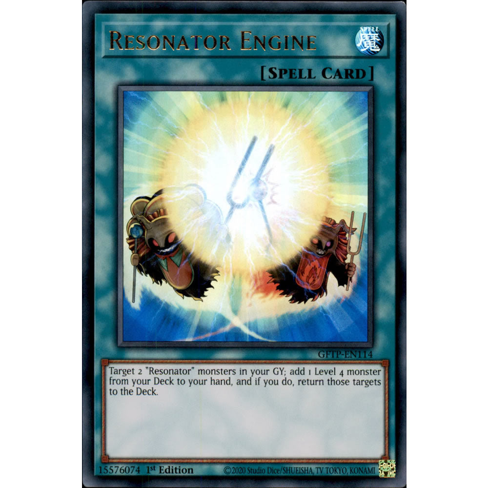 Resonator Engine GFTP-EN114 Yu-Gi-Oh! Card from the Ghosts from the Past Set