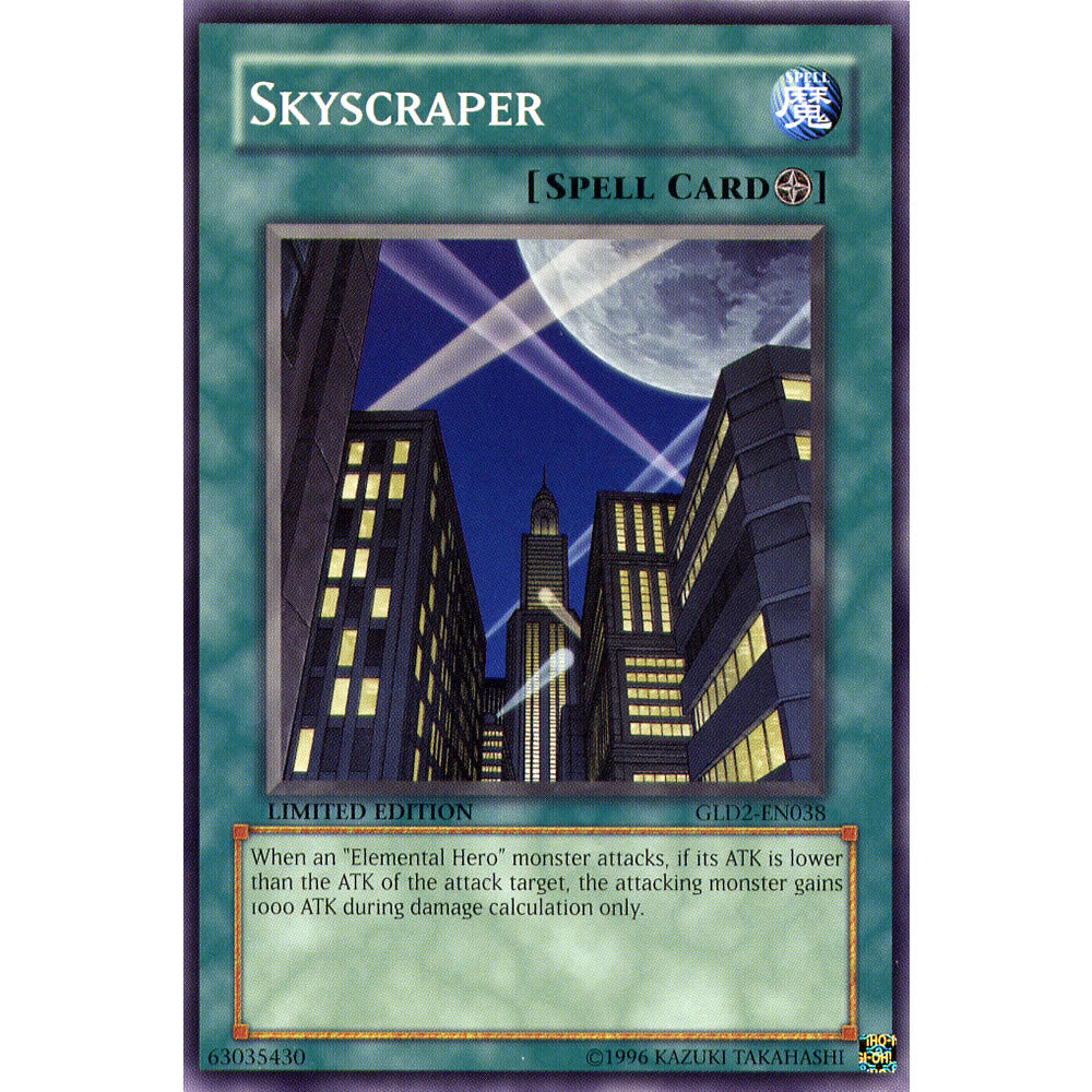 Skyscraper GLD2-EN038 Yu-Gi-Oh! Card from the Gold Series 2 (2009) Set