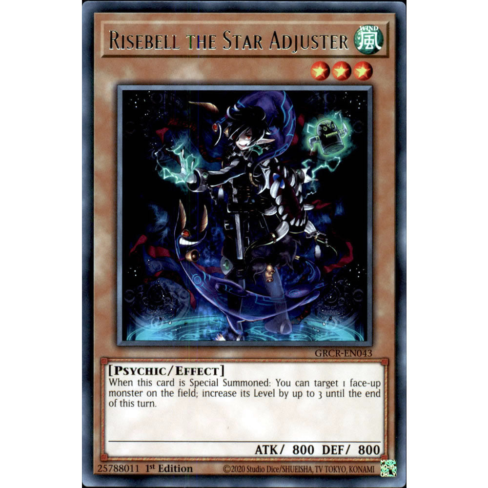 Risebell the Star Adjuster GRCR-EN043 Yu-Gi-Oh! Card from the The Grand Creators Set