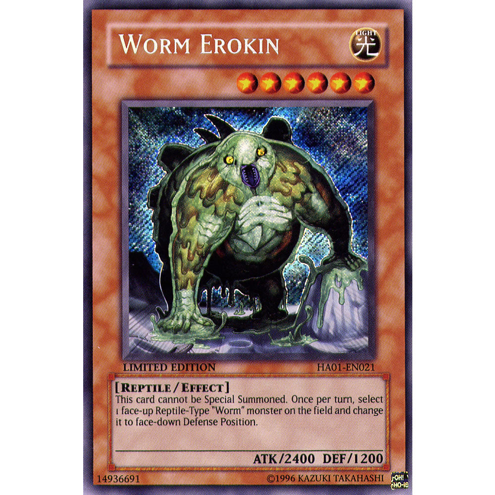 worm yugioh cards Worm Erokin HA01-EN021 Yu-Gi-Oh! Card