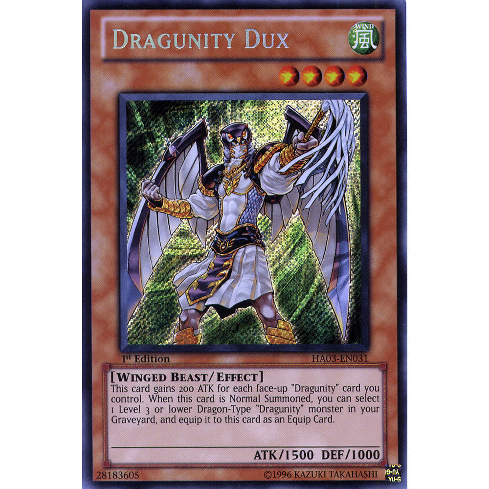 Dragunity Dux HA03-EN031 Yu-Gi-Oh! Card - Deckboosters Dragunity Dux HA03-EN031 Yu-Gi-Oh! Card - Deckboosters