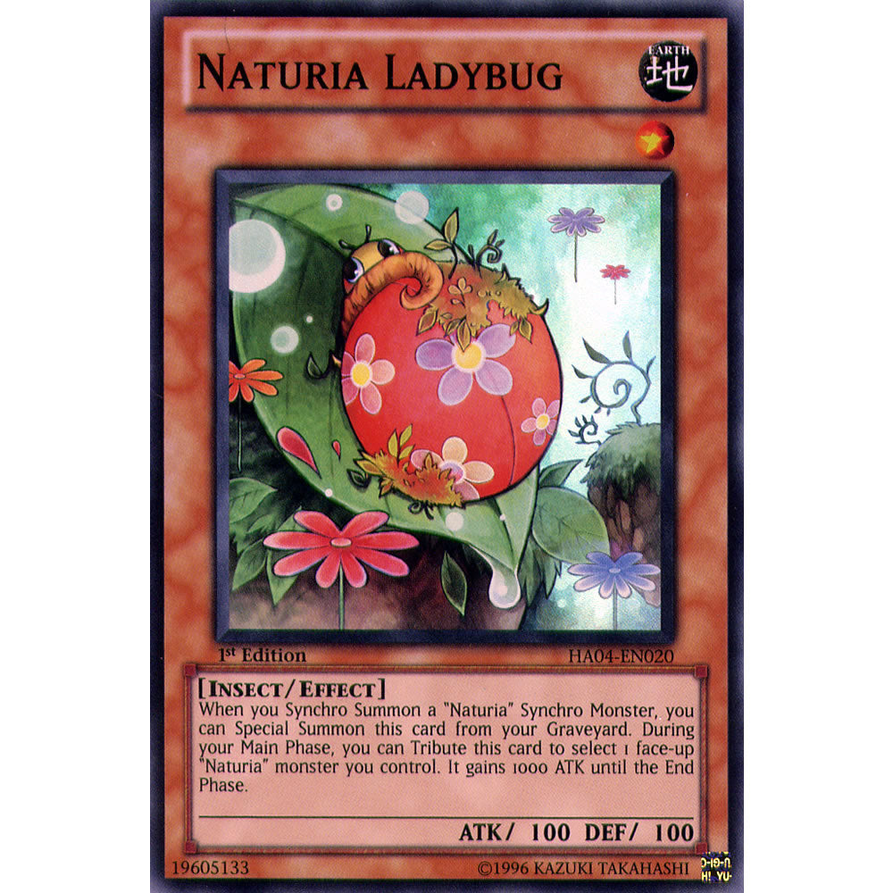 Naturia Ladybug HA04-EN020 Yu-Gi-Oh! Card - Deckboosters Naturia Ladybug HA04-EN020 Yu-Gi-Oh! Card - Deckboosters