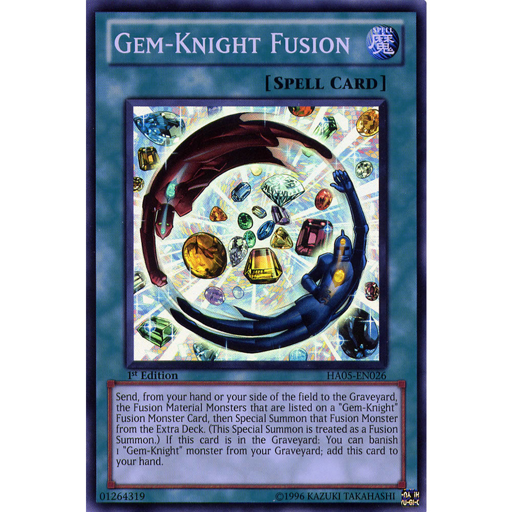 Gem-Knight Fusion HA05-EN026 Yu-Gi-Oh! Card from the Hidden Arsenal 5: Steelswarm Invasion Set
