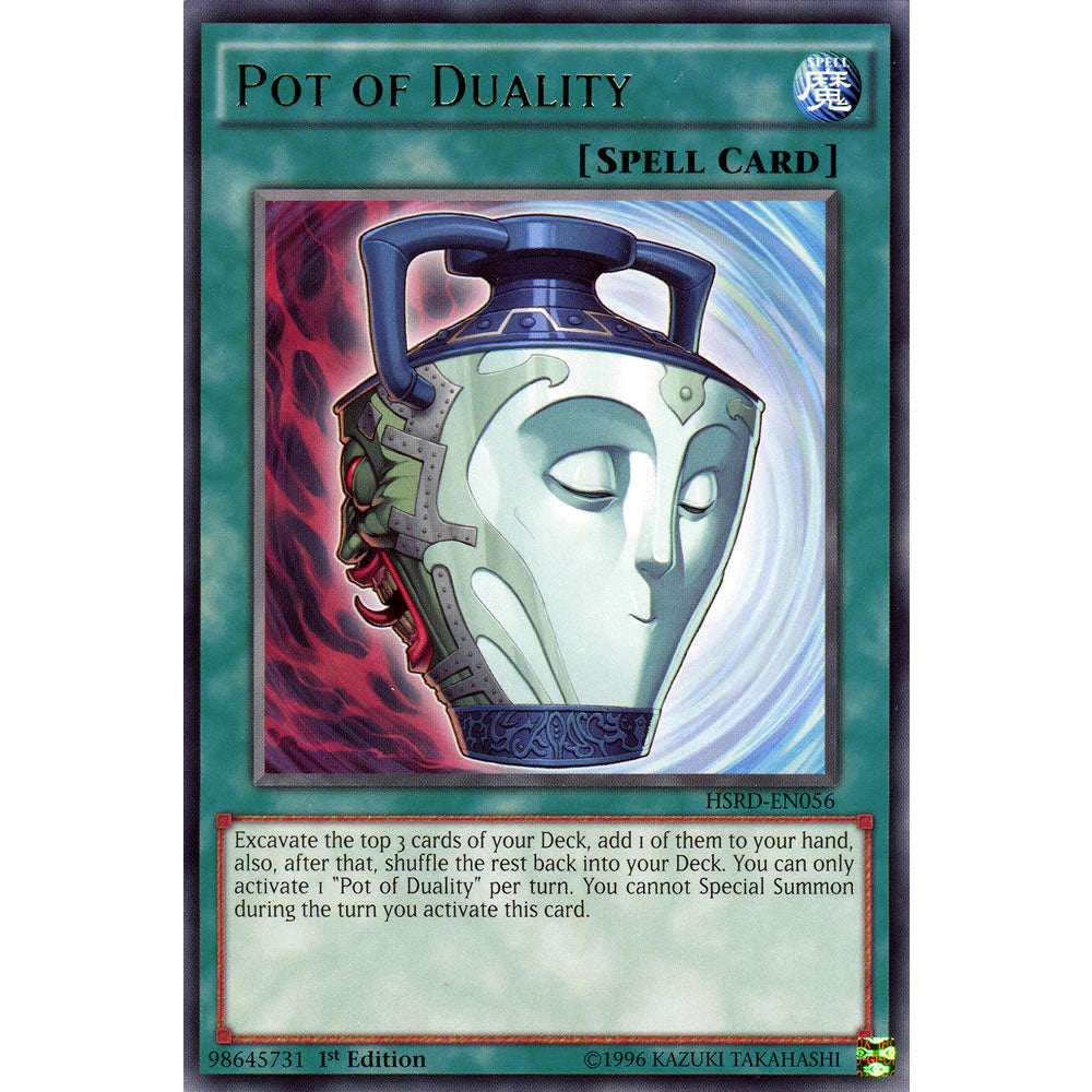 Pot of Duality HSRD-EN056 Yu-Gi-Oh! Card from the High-Speed Riders Set