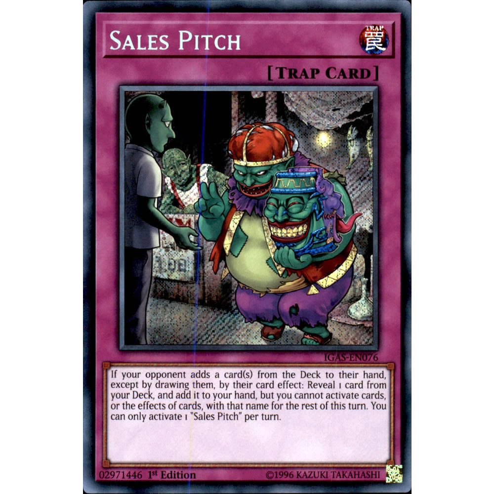 Sales Pitch IGAS-EN076 Yu-Gi-Oh! Card from the Ignition Assault Set