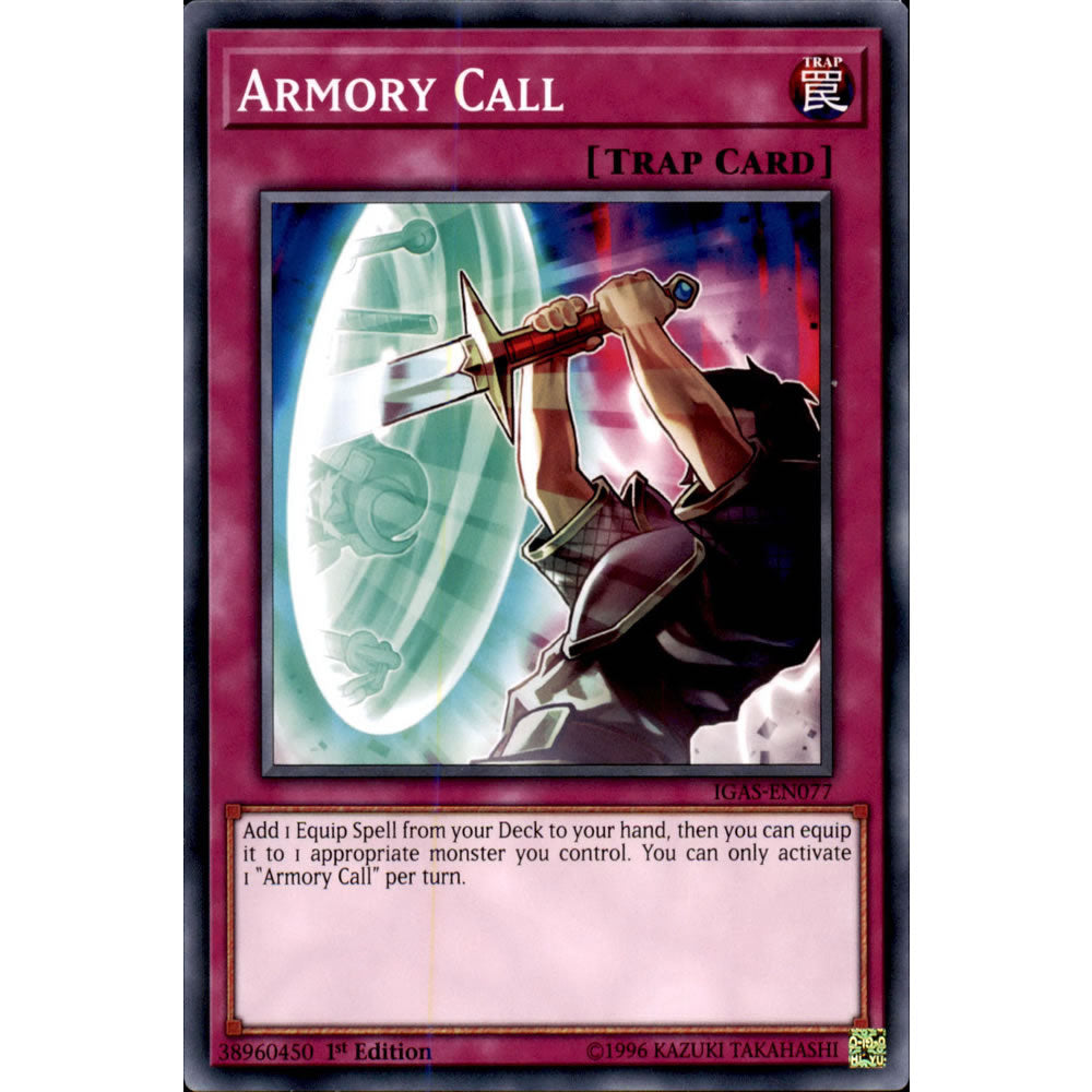 Armory Call IGAS-EN077 Yu-Gi-Oh! Card from the Ignition Assault Set
