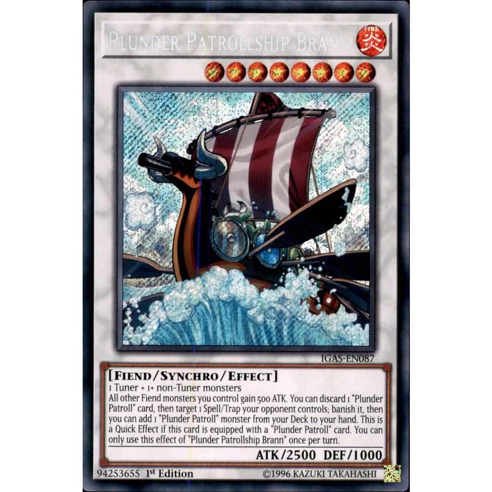 Plunder Patrollship Brann IGAS-EN087 Yu-Gi-Oh! Card from the Ignition Assault Set