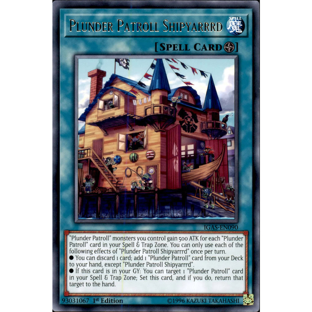 Plunder Patroll Shipyarrrd IGAS-EN090 Yu-Gi-Oh! Card from the Ignition Assault Set