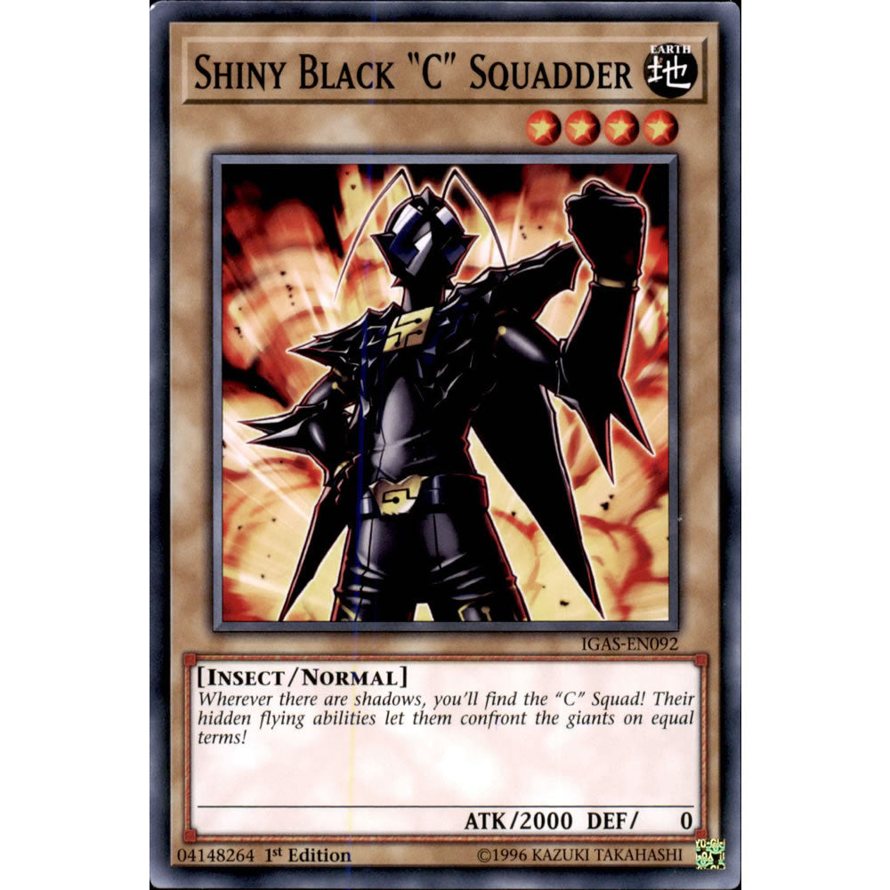 Shiny Black C Squadder IGAS-EN092 Yu-Gi-Oh! Card from the Ignition Assault Set