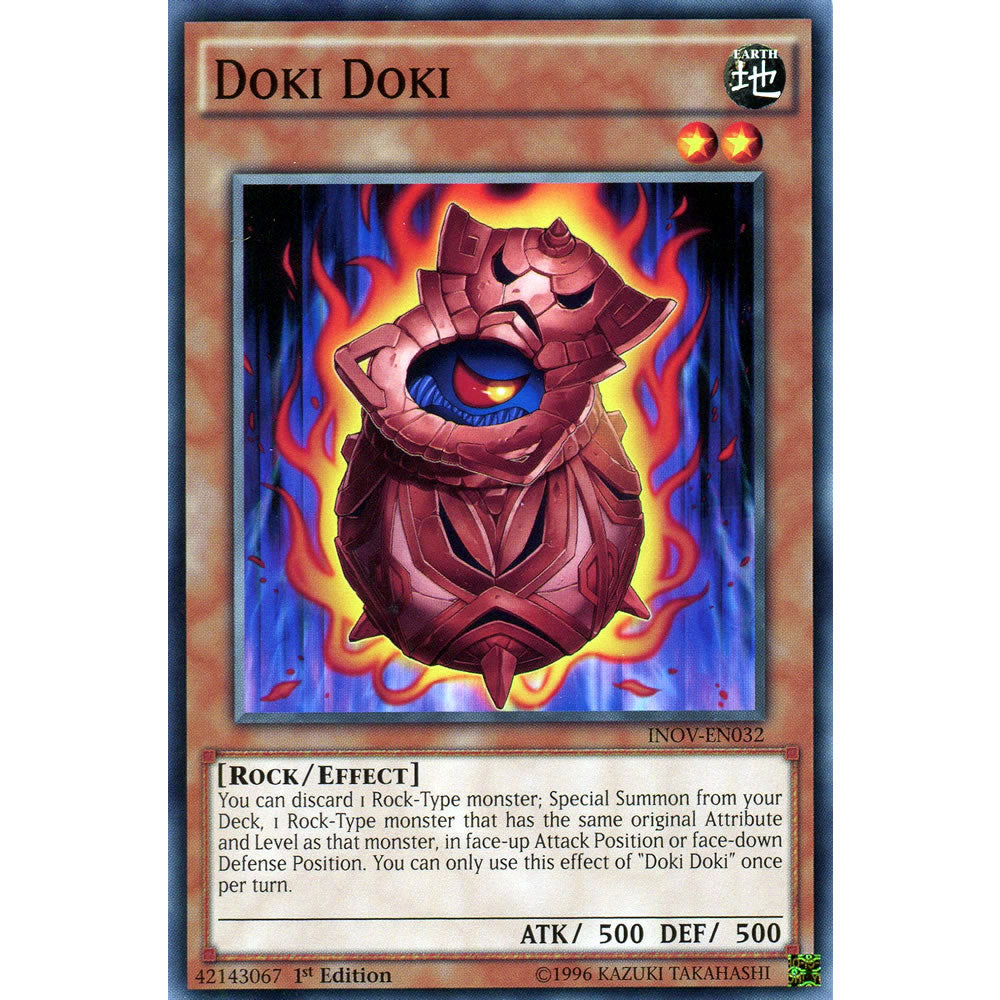 Doki Doki INOV-EN032 Yu-Gi-Oh! Card from the Invasion: Vengeance Set