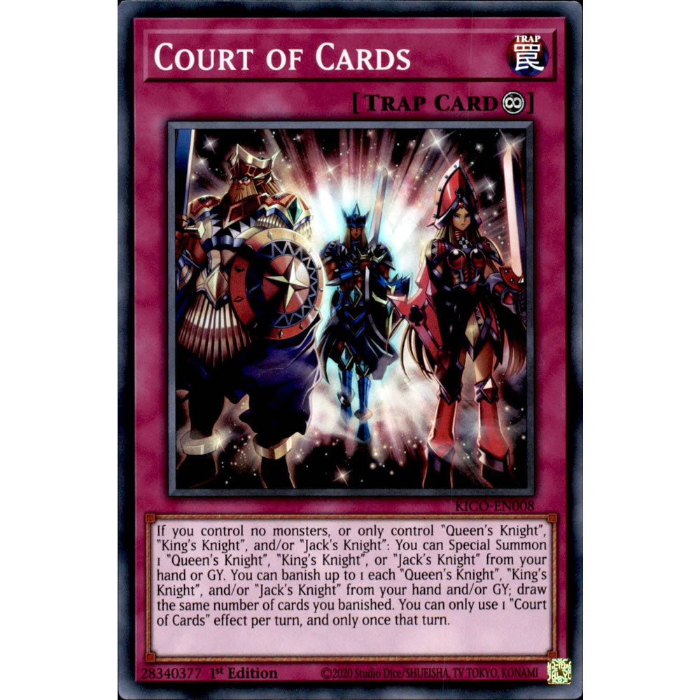 court of cards yugioh Court of Cards KICO-EN008 Yu-Gi-Oh! Card