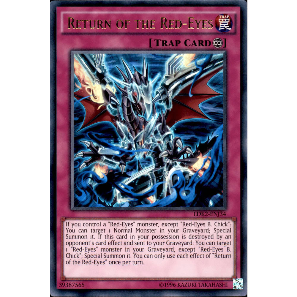Return of the Red-Eyes LDK2-ENJ34 Yu-Gi-Oh! Card from the Legendary Decks 2 Set