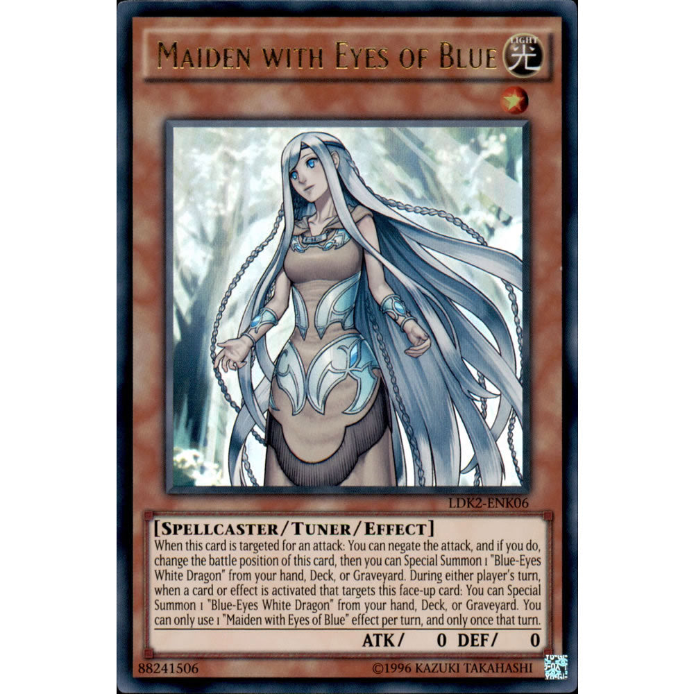 Maiden with Eyes of Blue LDK2-ENK06 Yu-Gi-Oh! Card from the Legendary Decks 2 Set