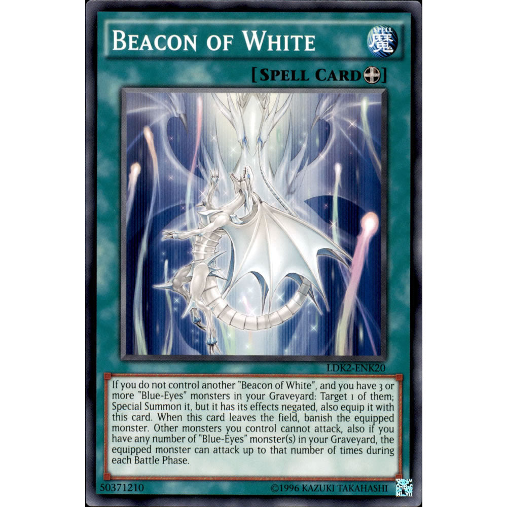 Beacon of White LDK2-ENK20 Yu-Gi-Oh! Card from the Legendary Decks 2 Set