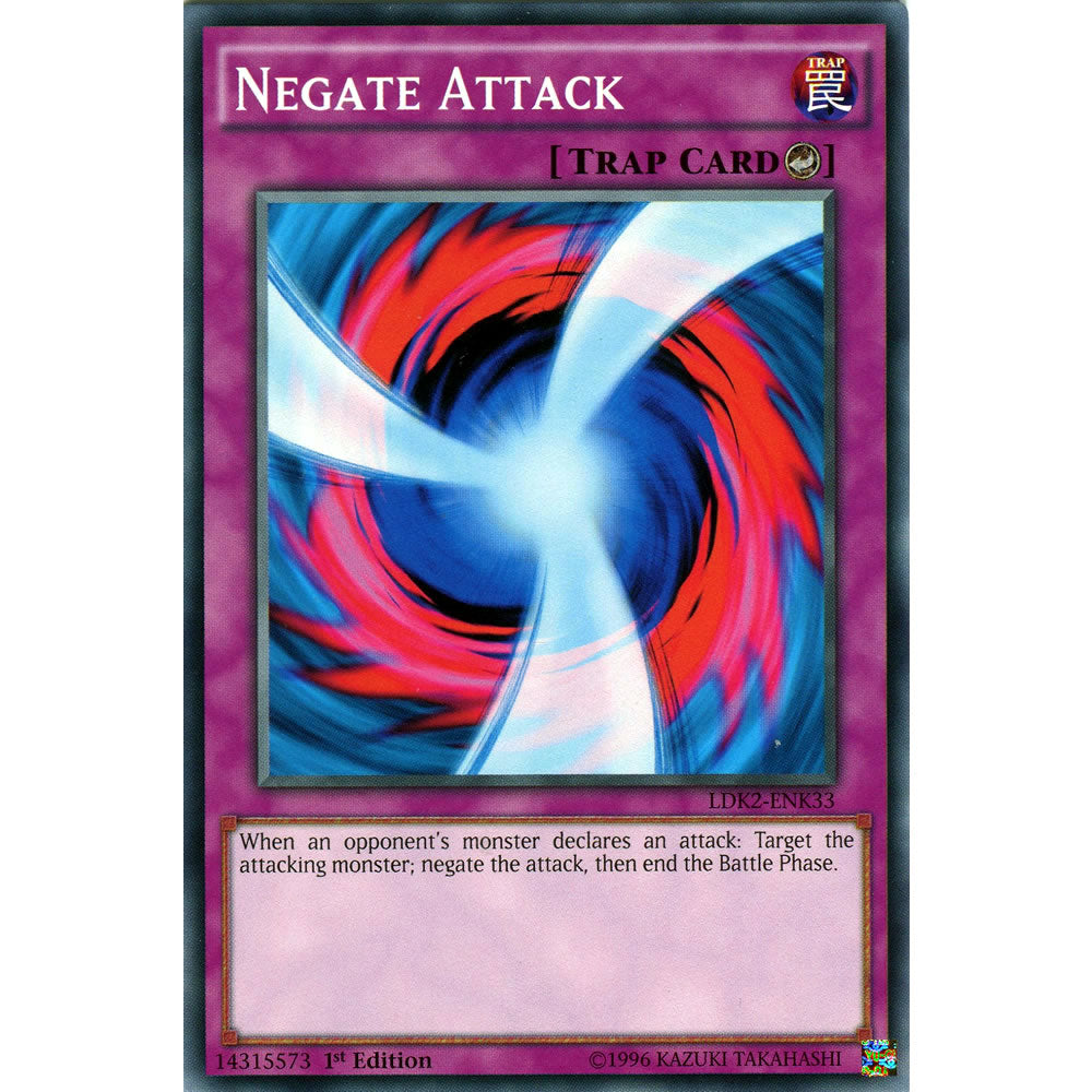 Negate Attack LDK2-ENK33 Yu-Gi-Oh! Card from the Legendary Decks 2 Set