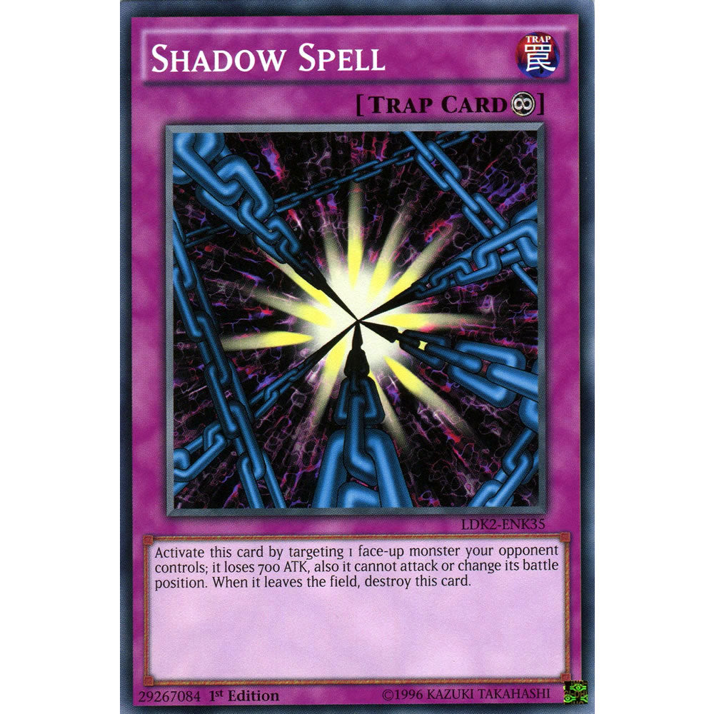 Shadow Spell LDK2-ENK35 Yu-Gi-Oh! Card from the Legendary Decks 2 Set