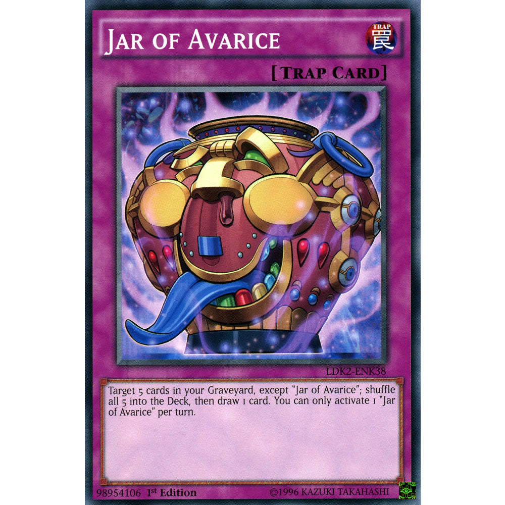 Jar of Avarice LDK2-ENK38 Yu-Gi-Oh! Card from the Legendary Decks 2 Set