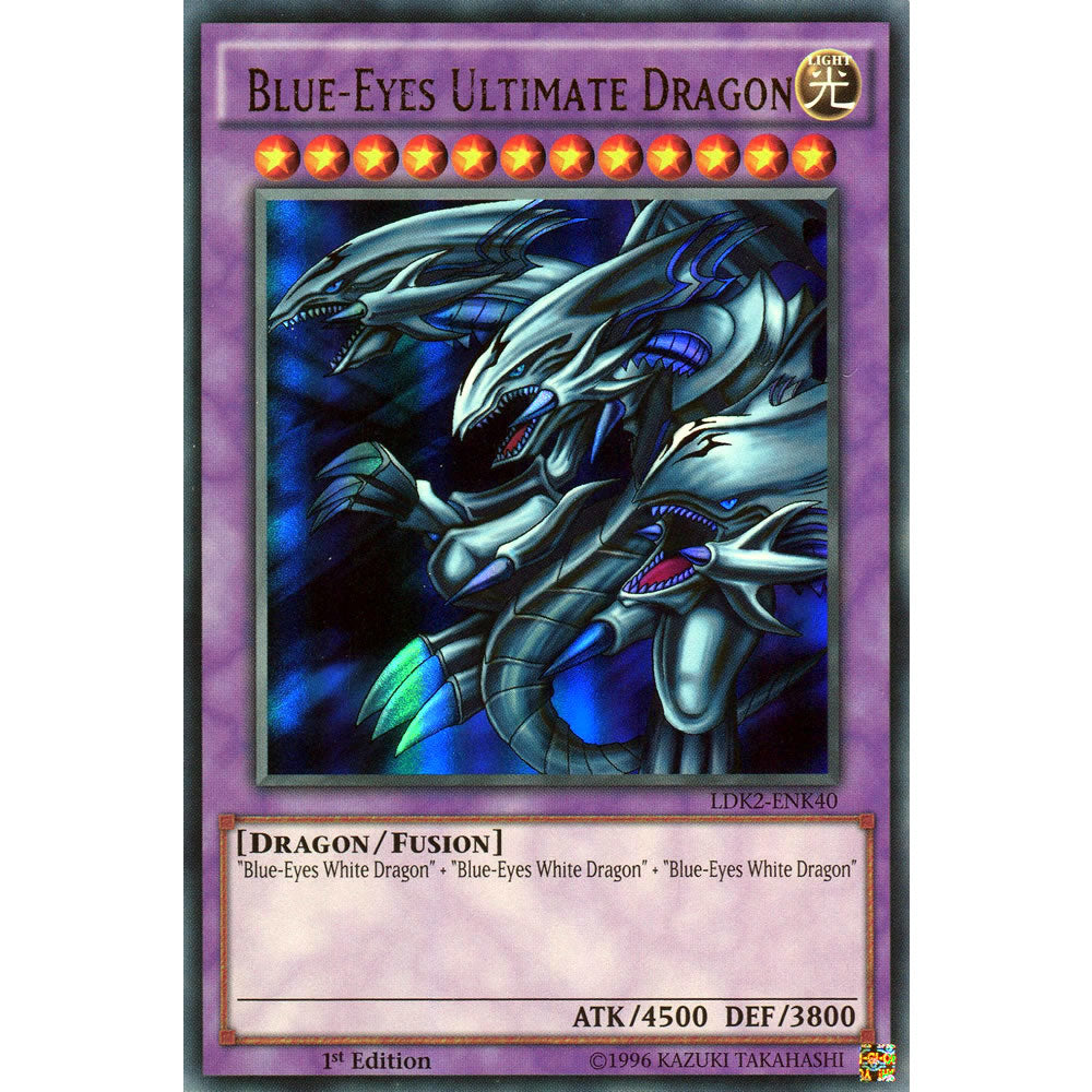 Blue-Eyes Ultimate Dragon LDK2-ENK40 Yu-Gi-Oh! Card from the Legendary Decks 2 Set