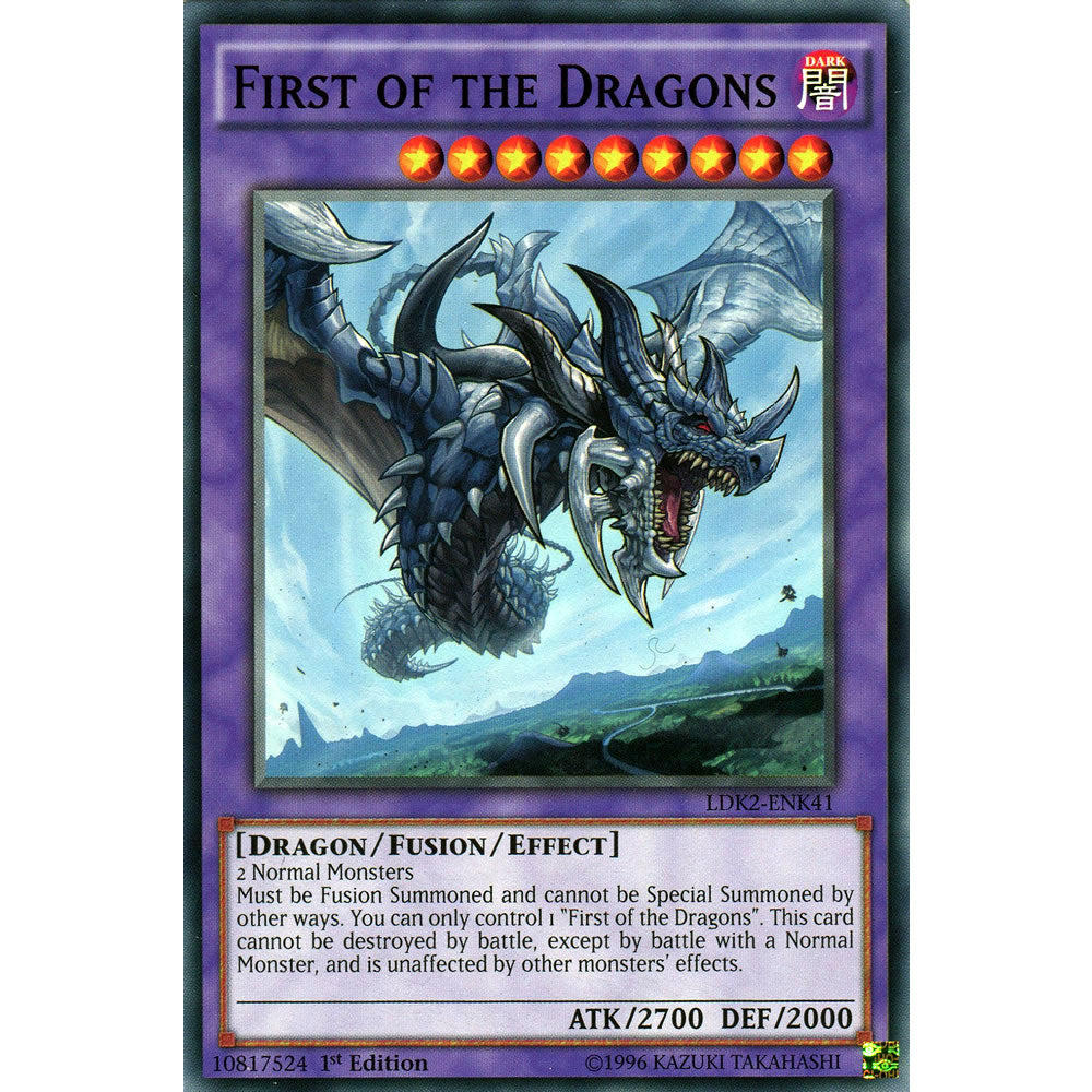 yugioh legendary decks 2 first edition First of the Dragons LDK2-ENK41 Yu-Gi-Oh! Card