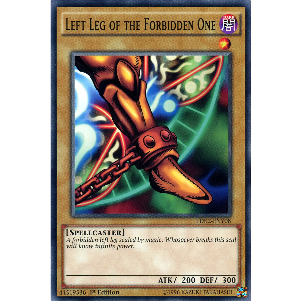 Left Leg of the Forbidden One LDK2-ENY08 Yu-Gi-Oh! Card from the Legendary Decks 2 Set