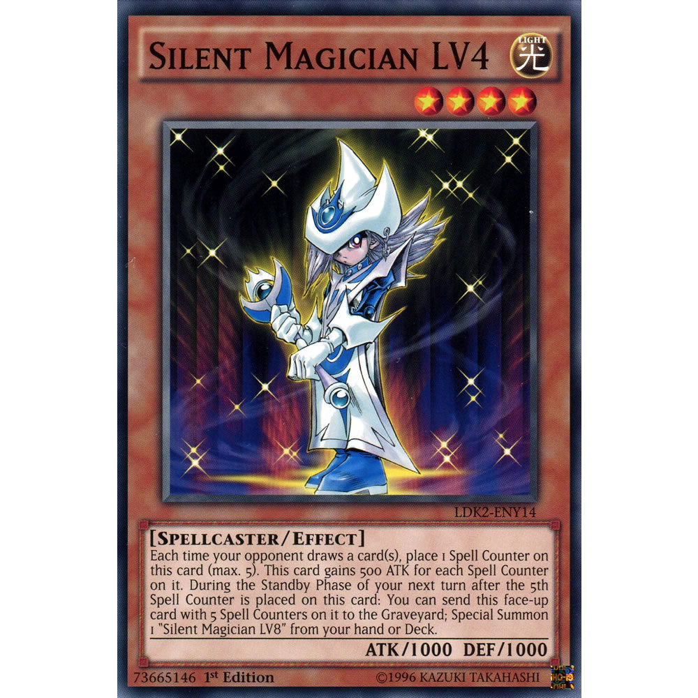 yugioh silent magician deck Silent Magician LV4 LDK2-ENY14 Yu-Gi-Oh! Card