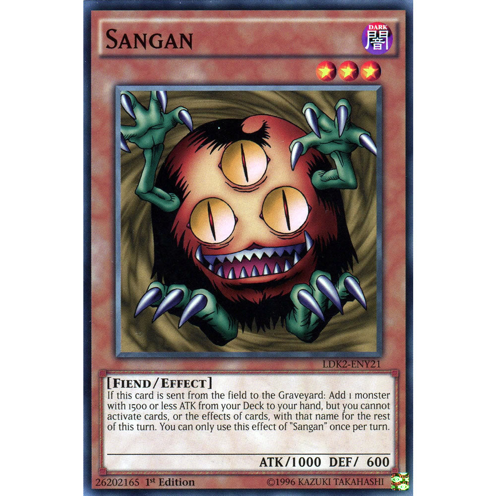 Sangan LDK2-ENY21 Yu-Gi-Oh! Card from the Legendary Decks 2 Set