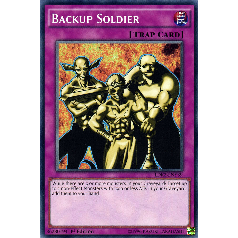 Backup Soldier LDK2-ENY39 Yu-Gi-Oh! Card from the Legendary Decks 2 Set