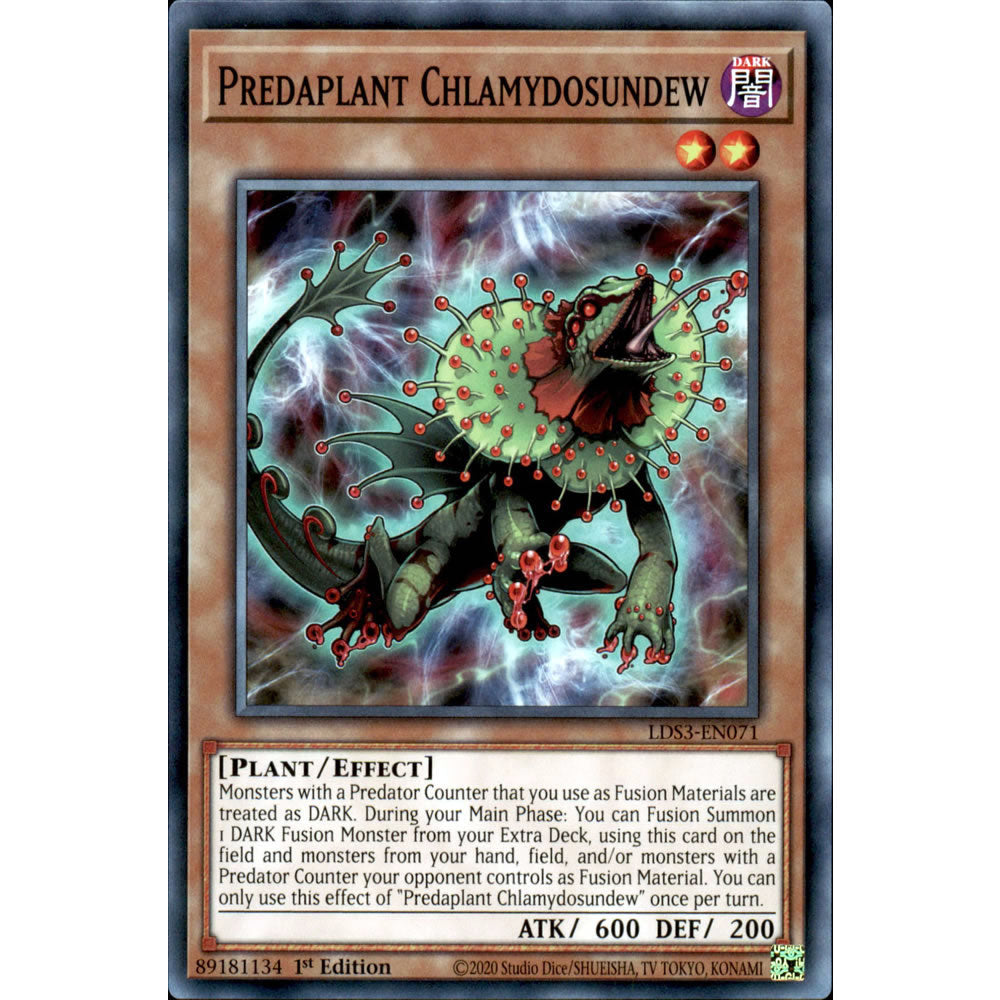 Predaplant Chlamydosundew LDS3-EN071 Yu-Gi-Oh! Card