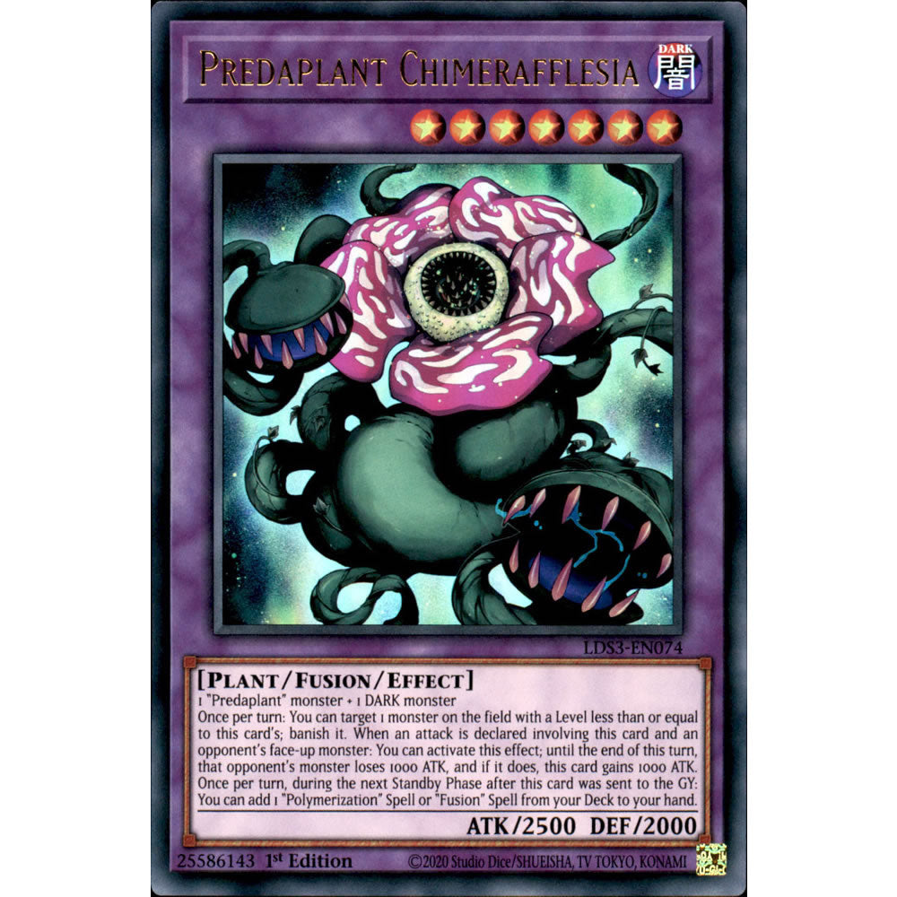 Predaplant Chimerafflesia LDS3-EN074 Yu-Gi-Oh! Card from the Legendary Duelists: Season 3 Set