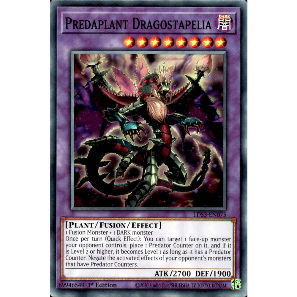 Predaplant Dragostapelia LDS3-EN075 Yu-Gi-Oh! Card from the Legendary Duelists: Season 3 Set