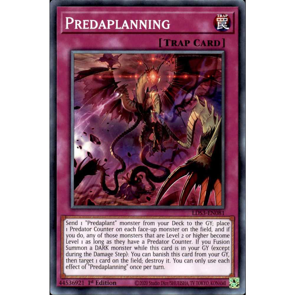 Predaplanning LDS3-EN081 Yu-Gi-Oh! Card from the Legendary Duelists: Season 3 Set