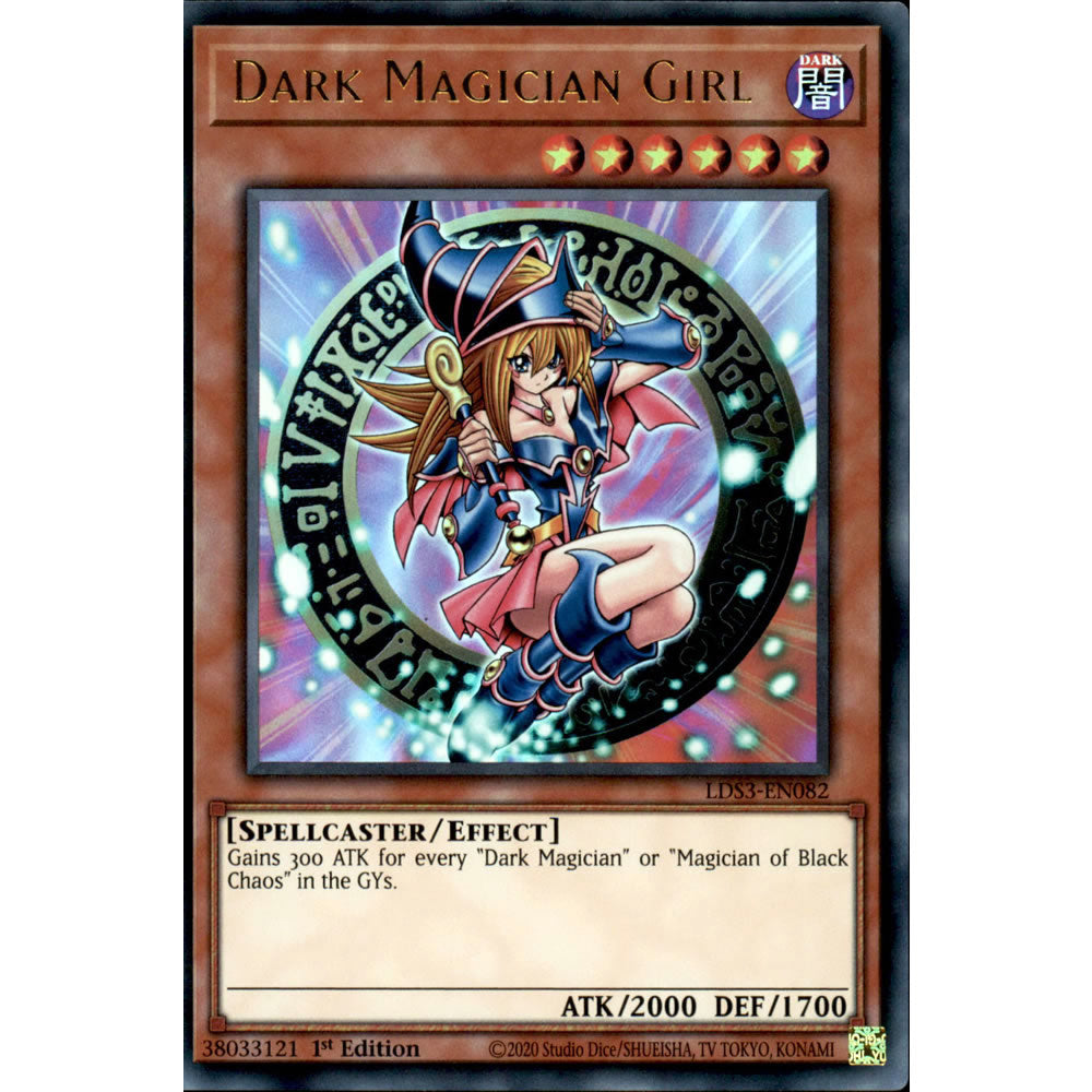 Dark Magician Girl LDS3-EN082 Yu-Gi-Oh! Card from the Legendary Duelists: Season 3 Set