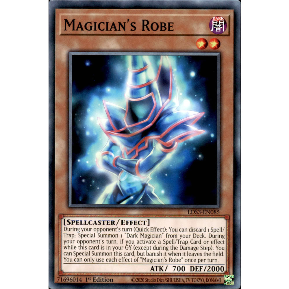 Magician's Robe LDS3-EN085 Yu-Gi-Oh! Card from the Legendary Duelists: Season 3 Set