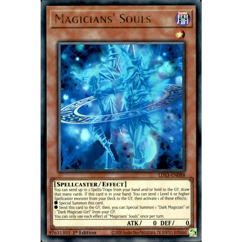 Magicians' Souls LDS3-EN088 Yu-Gi-Oh! Card from the Legendary Duelists: Season 3 Set