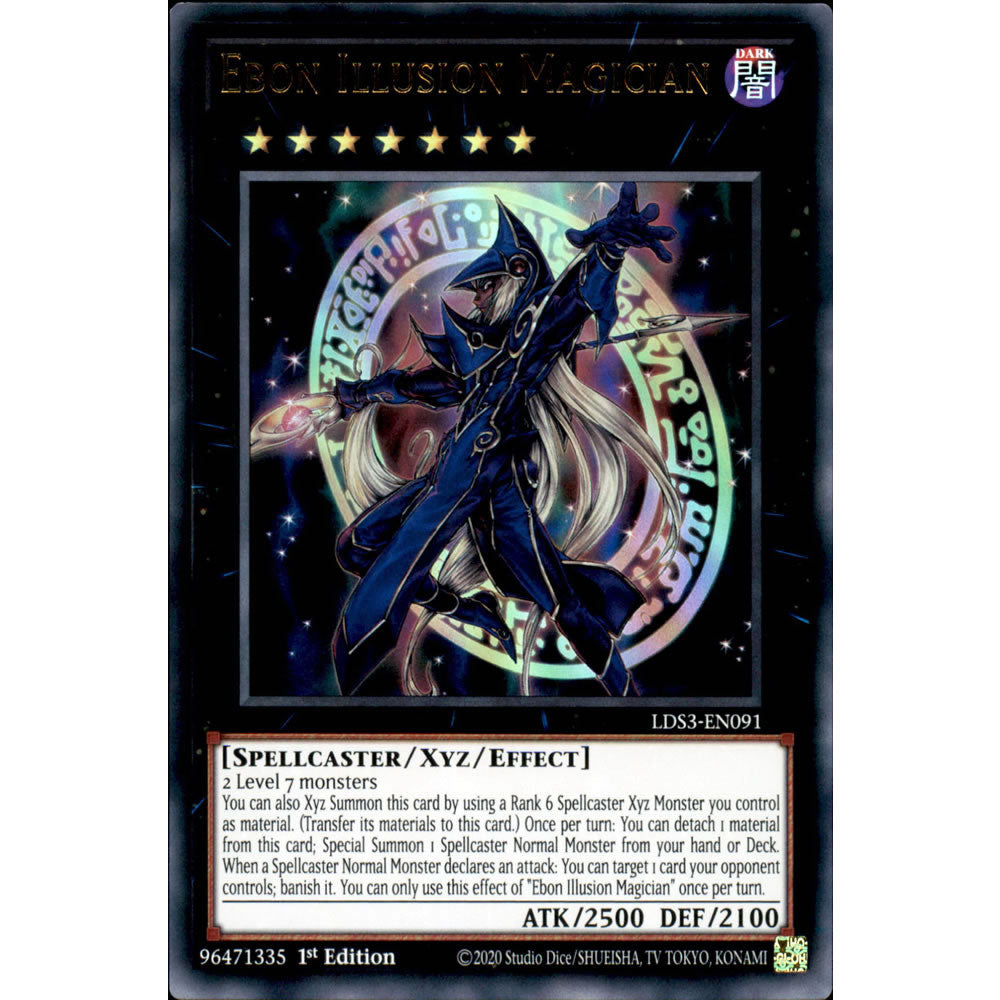 Ebon Illusion Magician LDS3-EN091 Yu-Gi-Oh! Card from the Legendary Duelists: Season 3 Set