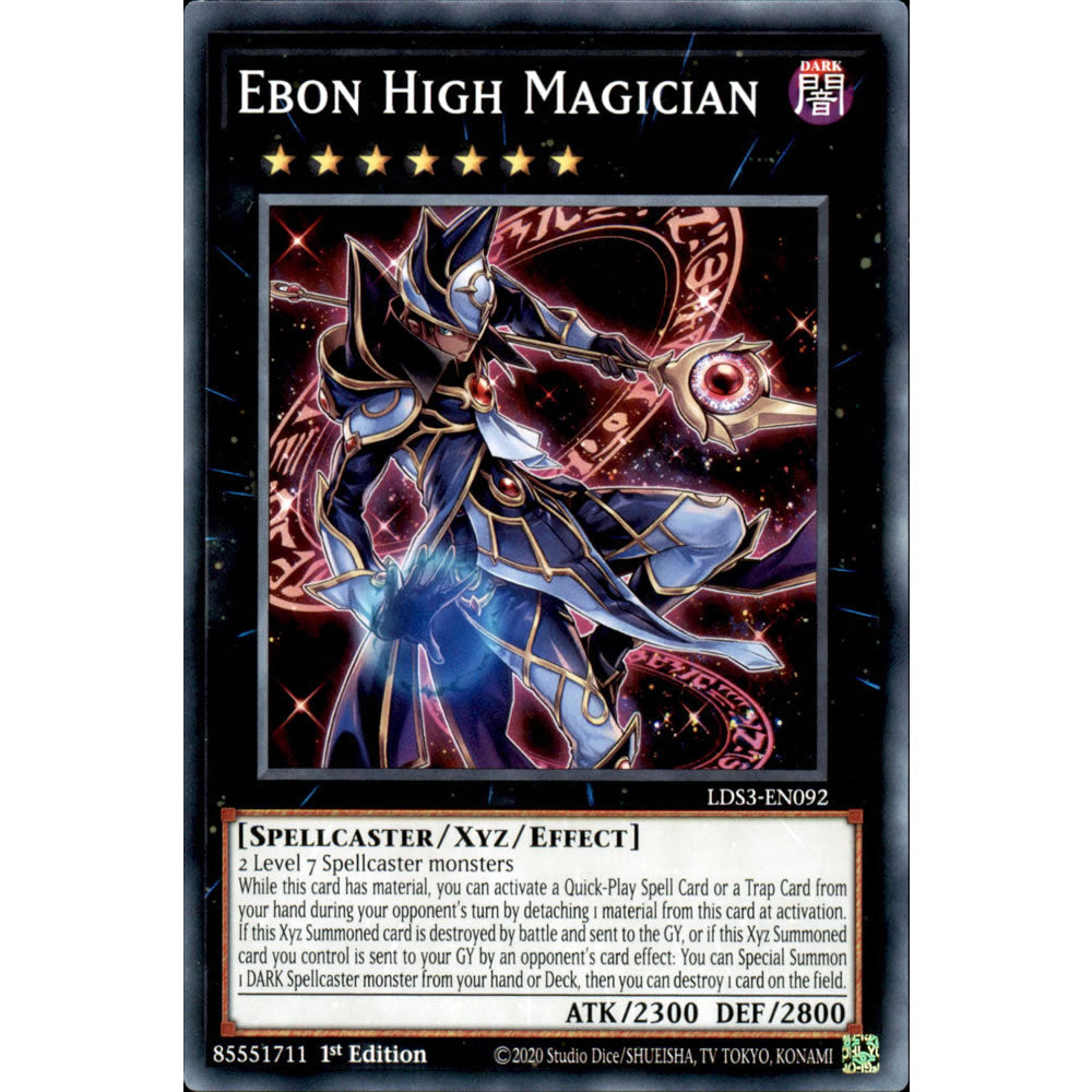 Ebon High Magician LDS3-EN092 Yu-Gi-Oh! Card from the Legendary Duelists: Season 3 Set