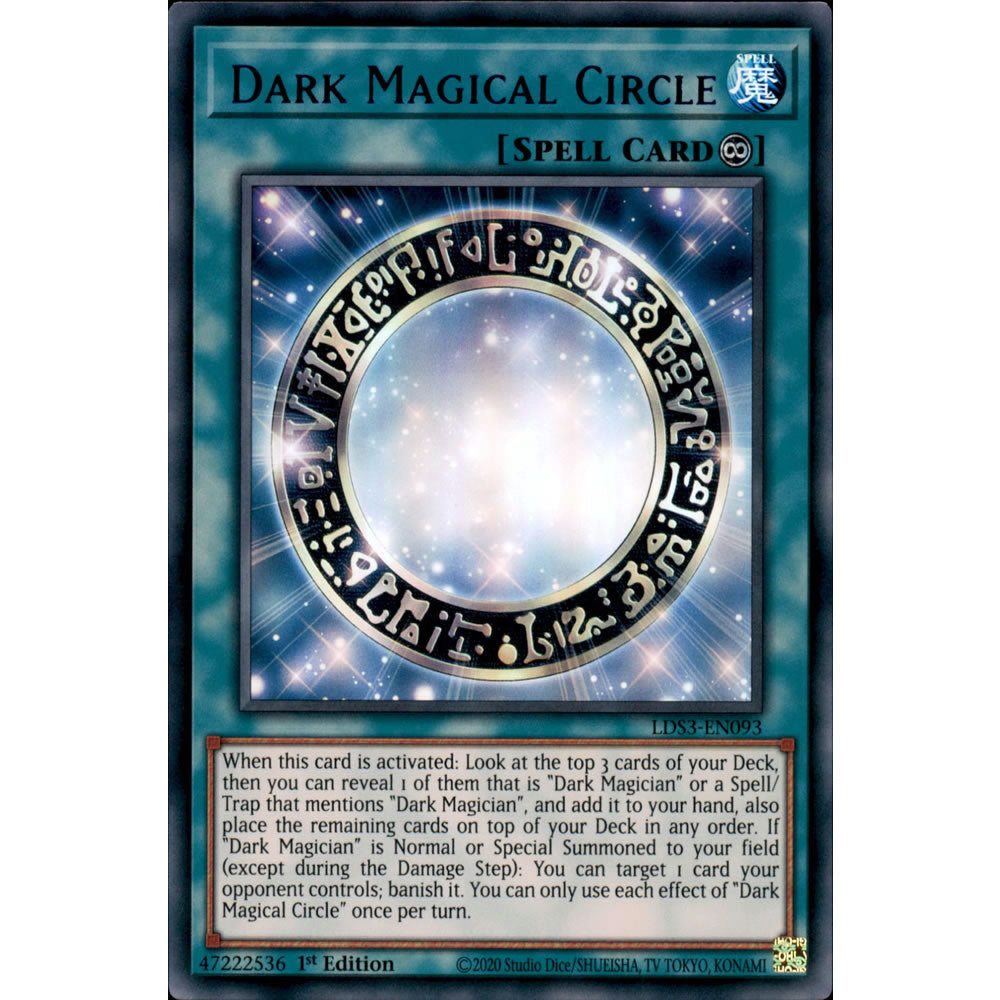 Dark Magical Circle LDS3-EN093 Yu-Gi-Oh! Card from the Legendary Duelists: Season 3 Set