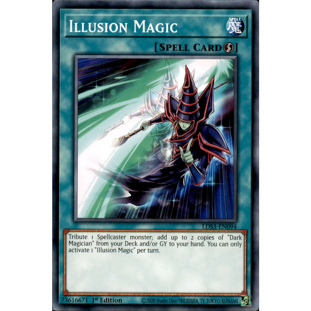Illusion Magic LDS3-EN094 Yu-Gi-Oh! Card from the Legendary Duelists: Season 3 Set