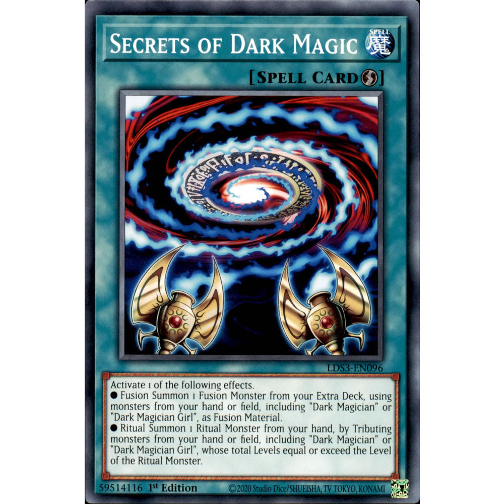 Secrets of Dark Magic LDS3-EN096 Yu-Gi-Oh! Card from the Legendary Duelists: Season 3 Set