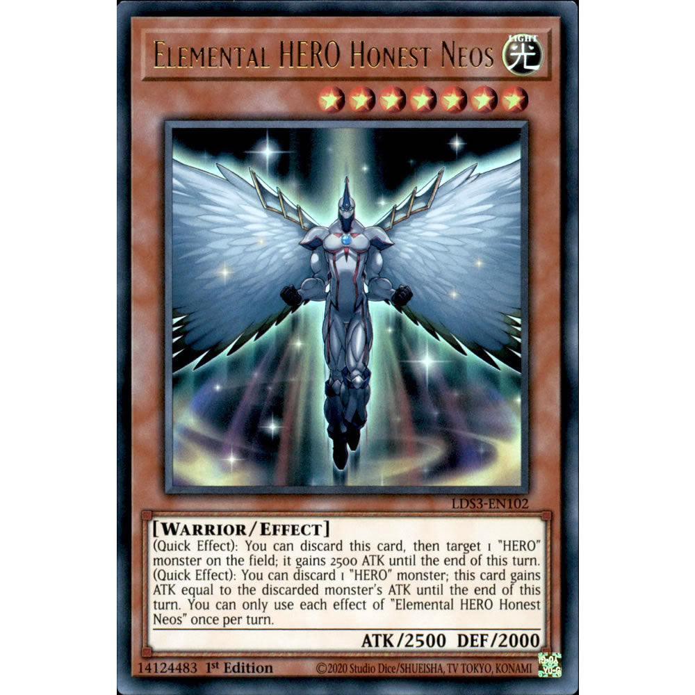 Elemental HERO Honest Neos LDS3-EN102 Yu-Gi-Oh! Card from the Legendary Duelists: Season 3 Set