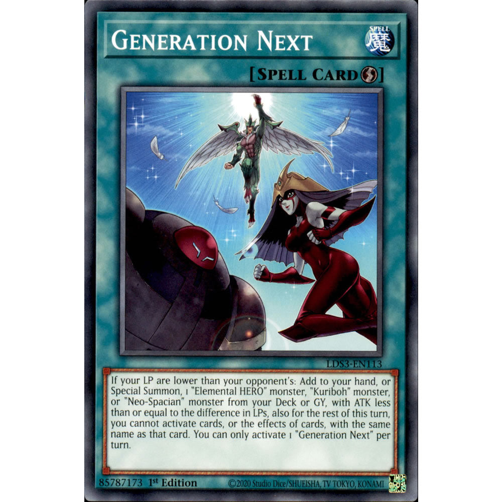 Generation Next LDS3-EN113 Yu-Gi-Oh! Card from the Legendary Duelists: Season 3 Set
