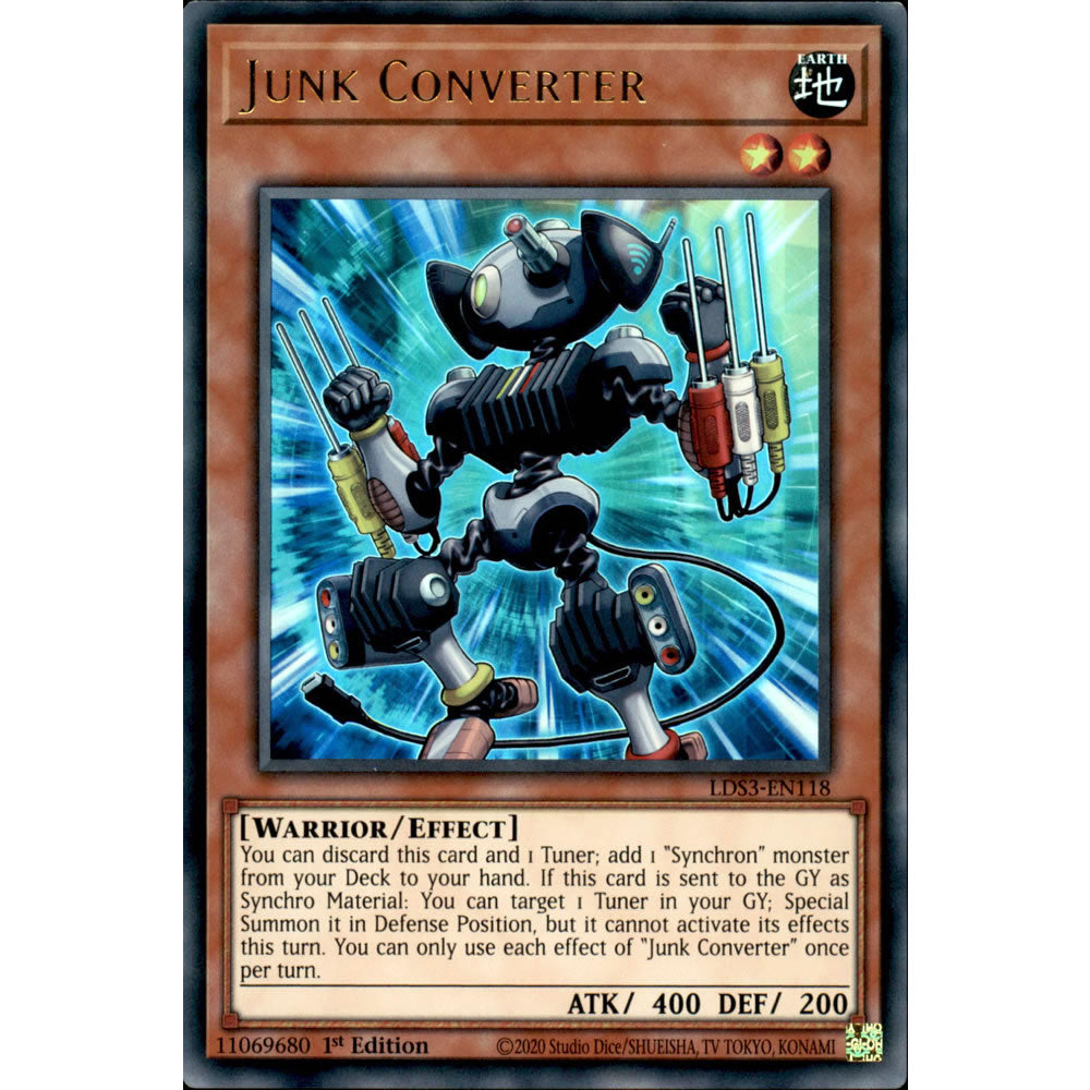 Junk Converter LDS3-EN118 Yu-Gi-Oh! Card from the Legendary Duelists: Season 3 Set
