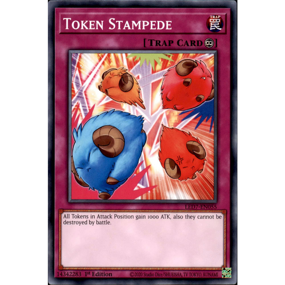 Token Stampede LED7-EN055 Yu-Gi-Oh! Card from the Legendary Duelists: Rage of Ra Set