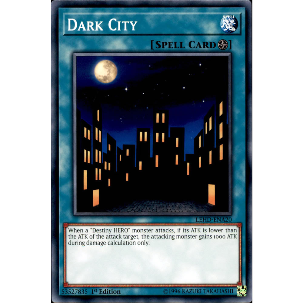 Yu-Gi-Oh! Legendary Hero Decks – Dark City (LEHD-ENA20) 1st Edition Destiny HERO Deck