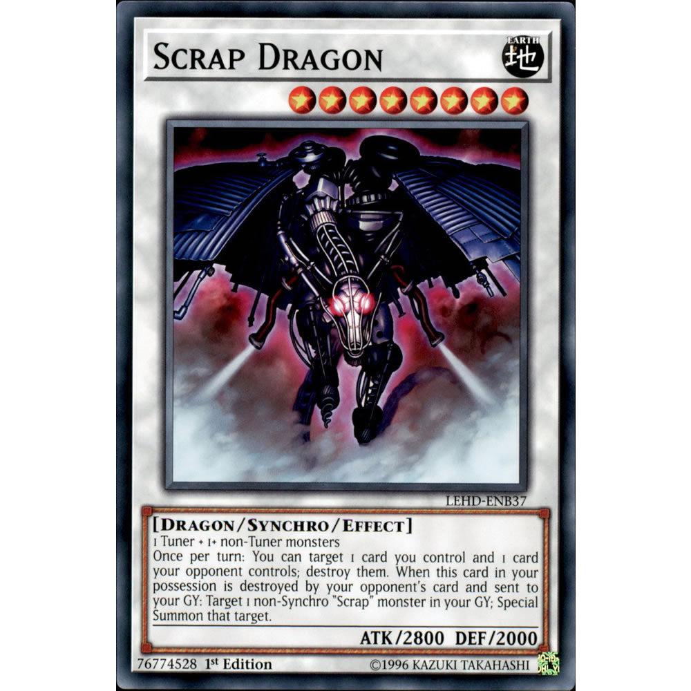 yugioh scrap cards Scrap Dragon LEHD-ENB37 Yu-Gi-Oh! Card