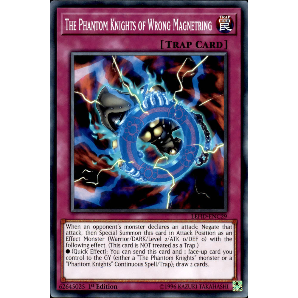 yugioh legendary dragon decks review The Phantom Knights of Wrong Magnetring LEHD-ENC29