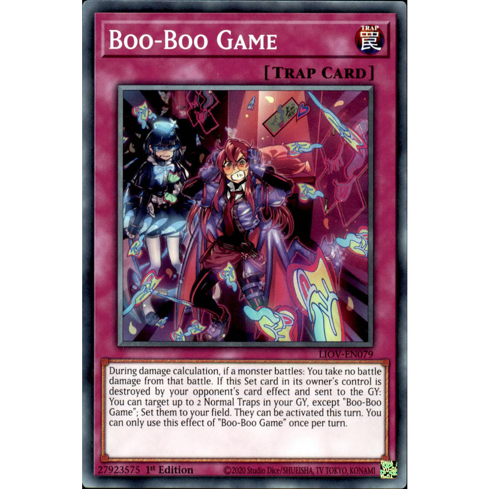 Boo-Boo Game LIOV-EN079 Yu-Gi-Oh! Card from the Lightning Overdrive Set